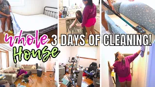 THE FIRST WHOLE HOUSE CLEAN WITH ME IN THE NEW HOUSE! CLEANING MOTIVATION FOR MESSY HOUSE