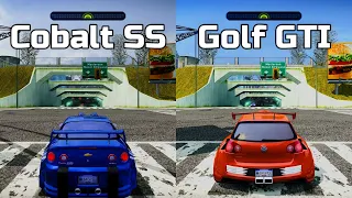 NFS Most Wanted: Chevrolet Cobalt SS vs Volkswagen Golf GTI - Drag Race