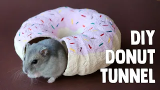 DIY Donut Tunnel For Hamsters & Mice