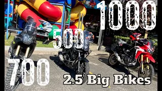 500-700-1000       2.5 Big Bikes