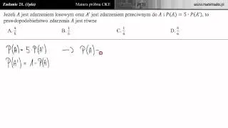 [Zad21] Matura próbna 7 marca 2012