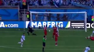 Argentina vs Iran 1-0 Leo Messi Goal & Highlights (World Cup 2014)