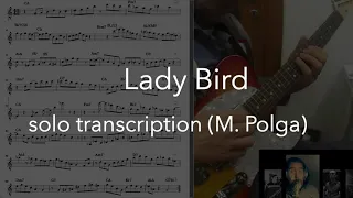 Lady Bird - Solo transcription (Michele Polga)