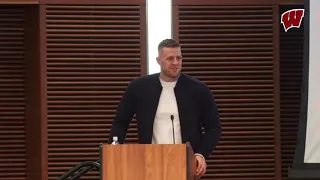 J.J. Watt Surprises Student Athlete Graduates