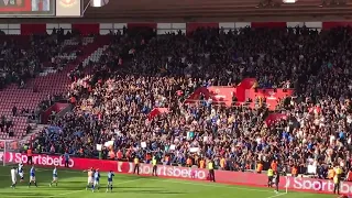 🎶Spirit Of The Blues🎶  I  3,000 Everton Fans At Southampton 1-2 Everton