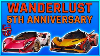 ASPHALT 9 - WANDERLUST & 5TH ANNIVERSARY UPDATE PATCH NOTES + MAX STATS!