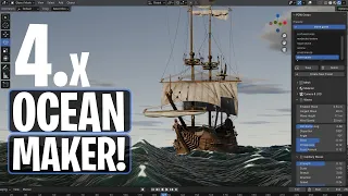 Easily Make Realistic Ocean In One Click!