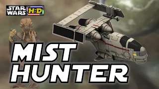 SECRETS OF THE MIST HUNTER - Zuckuss and 4-LOM Bounty Hunting ship |Star Wars Hyperspace Database|