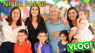 VLOG ANIVERSÁRIO DO MEU PAI! COMIDA BOA!