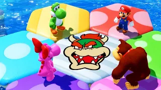 Mario Party Superstars Minigame - Mario vs Yoshi vs Birdo vs Donkey Kong ( Master CPU)