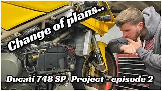 Ducati 748 SP restoration project - Episode 2 "change of plans"