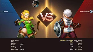 Dragon Nest Mobile - PVP Archer vs Cleric (Archer Win)