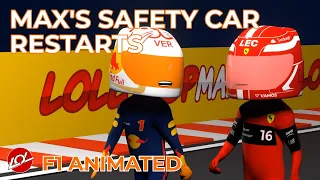 Max and the Race Leader - Safety Car Restarts | Formula 1 Animated Comedy