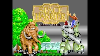 Space Harrier - Arcade Playthrough - 60FPS