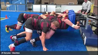 Cardiff Rugby using our Live Scrum Machine