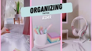 Organizing My Desk ✨  ASMR VERSION ~ TikTok Compilation 💖 Organize asmr 💖