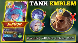 REASON WHY TANK EMBLEM IS BROKEN! | CICI VS. REVAMPED PAQUITO -MLBB🔥 #cicimlbb #cicigameplay #mlbb