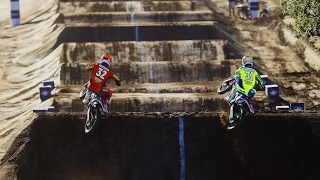 1v1 Racing on an Unwound Supercross Track - Red Bull Straight Rhythm 2015