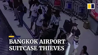 Couple steal Rimowa suitcases at Bangkok airport to sell in China