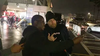 Jon Moxley with fans after AEW Rampage taping 1/24/24 #aew #wrestling #wwe #vincemcmahon #january