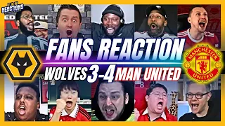 MAN UNITED FANS REACTION TO WOLVES 3-4 MAN UNITED | EPL