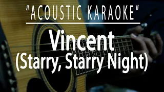 Vincent (Starry, Starry Night) Don McLean (Acoustic karaoke)