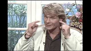 Rewind: Patrick Swayze 1990 interview for "Ghost" - talks first movie, Dirty Dancing, wife, etc