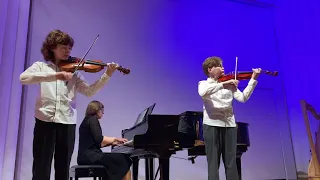 Вивальди, концерт ля-минор для двух скрипок с оркестром (финал конкурса "Московские звёздочки")