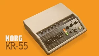KORG RHYTHM 55 KR-55 Analog Rhythm Box 1979 | HD DEMO