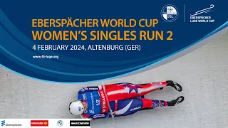 RELIVE - Women's Singles Run 2 | EBERSPÄCHER Luge World Cup - Altenberg (GER)