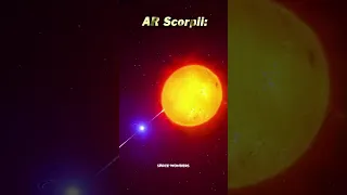 The Marvel: AR Scorpii - The Rare White Dwarf Pulsar Binary System #shorts