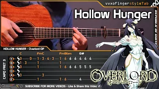 Overlord Season 4 Opening - Hollow Hunger - OxT - Fingerstyle Guitar Cover + TABS Tutorial