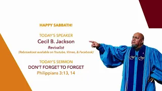 Don't Forget to Forget | Revivalist Cecil B. Jackson | September 23, 2023