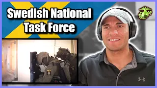US Marine reacts to Swedish National Task Force (Nationella Insatsstyrkan)