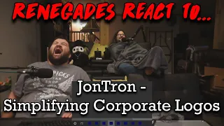 Simplifying Corporate Logos - @JonTronShow RENEGADES REACT