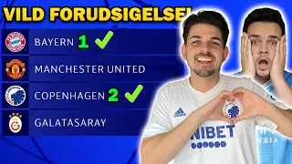 VI REAGERER PÅ VORES CHAMPIONS LEAGUE PREDICTIONS !