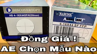 Nên Chọn Kính Ngắm FFP Nào | Discovery HS 4-16x44 SFAI FFP VÀ Marcool 4-16x44 SF FFP @pcpsontung171