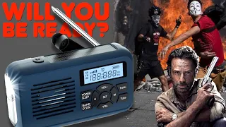 Low Price SHTF Survival Solar Powered / Hand Crank Powered Emergency Radio - Great For New Preppers