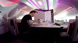 Virgin Atlantic UPPER CLASS London to Seattle|Boeing 787-9