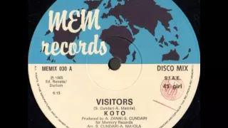 Koto ‎– Visitors (12'' maxi single)