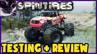 SpinTires - MONSTER TRUCK Mod Review & Testing