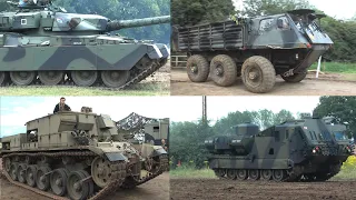 British Army of the Rhine Armour @ War and Peace Show Beltring 2011 Cold War Chieftain Tank CVRT Fox