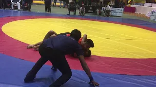 All India inter university grappling championship 2018-19 fight