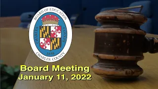 Board Meeting - January 11, 2022