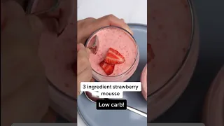 3 ingredient strawberry mousse recipe