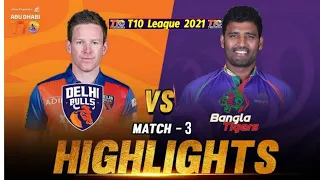 Bangla Tigers vs Delhi bulls Match 3 Highlights 2021/  28.01.2021/  6 Rain this match