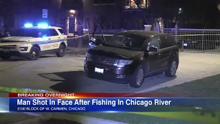 Man shot in face after fishing in Chicago River: CPD