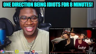 Reacting To one direction being absolute idiots for 8 minutes straight!