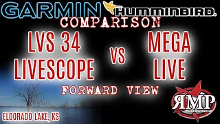 Garmin LVS34 VS. Humminbird Mega live!!