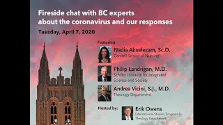 Boston College COVID-19 Fireside Chat | April 7, 2020